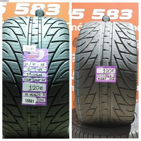  31 71 R18 P71 MICHELIN PILOT SPORT GT 5.3MM  DOT 2025/2026
