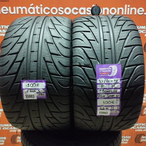 2x 30 65 R18 2PL MICHELIN PILOT SPORT GT COMPETICIÓN 5.3/5.3MM DOT 2025/2025
