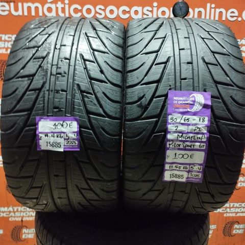 2x 30 65 R18 2PL MICHELIN PILOT SPORT GT COMPETICIÓN 5.4/5.4 MM DOT 2025/2025