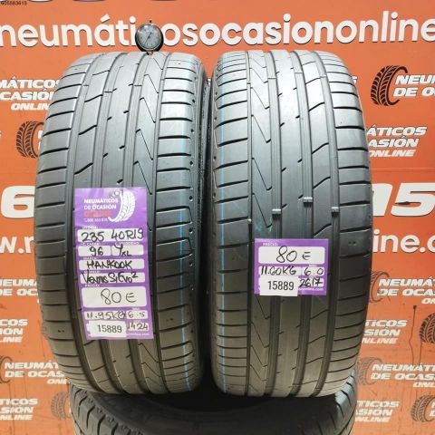 2X 235 40 R19 96Y XL R01 HANKOOK VENTUS S1 EVO 2 6.0/6.5MM DOT 1424/2617