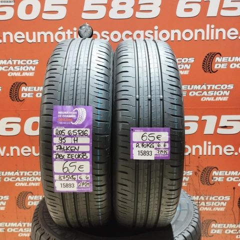 2X 205 65 R16 95H FALKEN ZIEX ZE 010B 6.6/6.6MM DOT 2725/2825