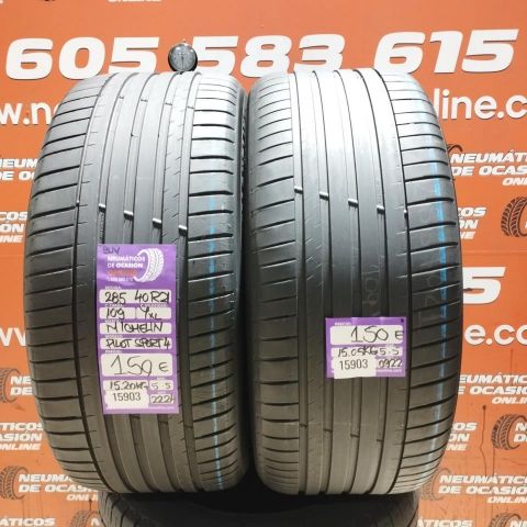 285 40 R21 109Y MICHELIN PILOT SPORT 4 5.5/5.5MM DOT 2224/0922