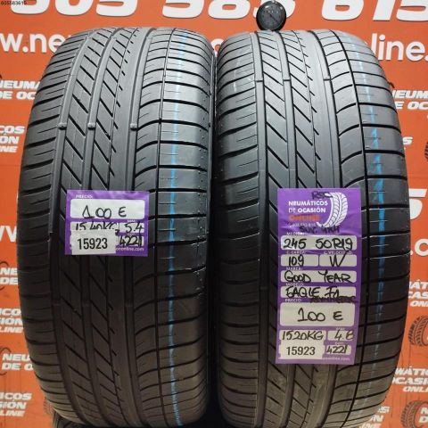 2x 245 50 R19 109W XL GOODYEAR EAGLE F1 ASYMMETRIC RSC 5.4/4.8MM DOT 4221/4221
