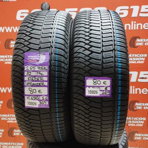 2x 265 70 R16 112H XL M+S* KLEBER CITILANDER 5.6/6.0MM DOT 4619/4619