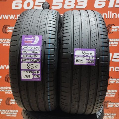 2x 245 50 R19 105W XL MICHELIN LATITUDE SPORT 3 RSC 5.0/5.3MM DOT 2123/2123