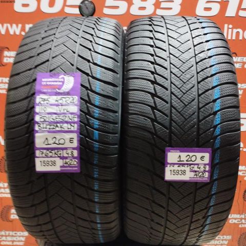 2X 275 45 R20 110V XL RFT M+S* BRIDGESTONE BLIZZAK LM 4.8/4.8MM DOT 4020/4120 