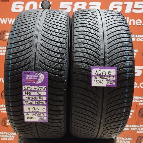 2X 275 45 R20 110V XL SUV M+S* MICHELIN ALPIN 5 5.7/5.3MM DOT 4320/4320