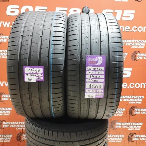 2x 315 30 R22 107Y XL PIRELLI PZERO 5.5/5.5MM DOT 4021/4021