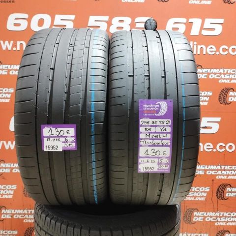 2x 285 35 ZR21 105Y XL MICHELIN PILOT SUPER SPORT 6.0/5.0MM DOT 1019/2019