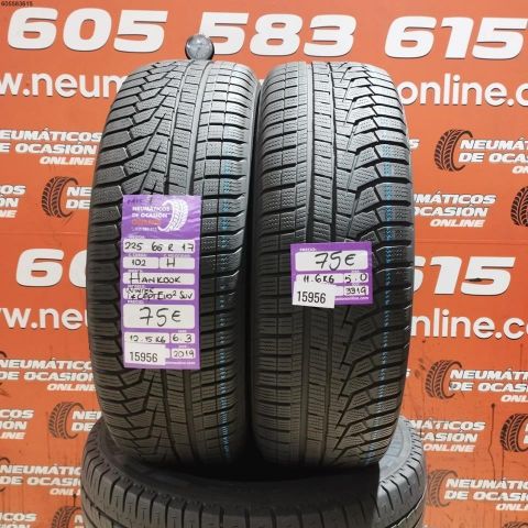 2X 225 65 R17 102H M+S* HANKOOK WINTER IX CEPT EVO 2SUV 5.0/6.3MM DOT 2019/3319