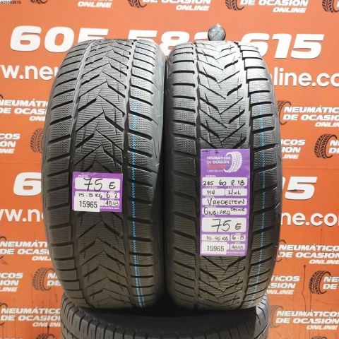 2X 265 60 R18 114H XL M+S* VREDESTIN GIUGIARO DESING 6.2/6.8MM DOT 4818/4818
