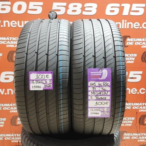 2x 245 40 R20 99Y XL MICHELIN E. PRIMACY MO 6.0/5.8MM DOT 3524/2325