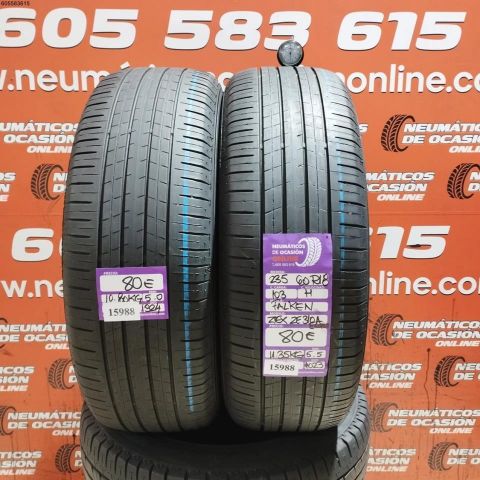 2x 235 60 R18 103H FALKEN ZIEX ZE310H 5.5/5.0MM DOT 1924/4023
