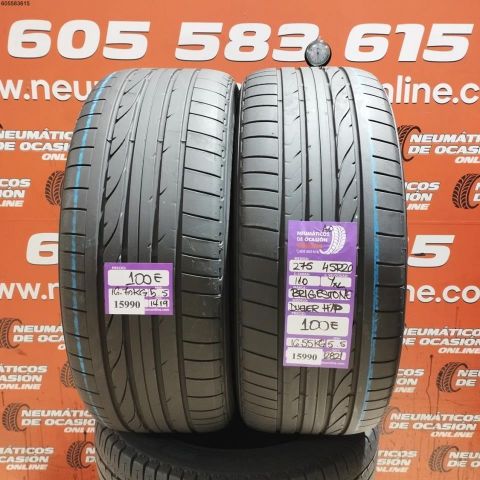 2X 275 45 R20 110Y XL AO BRIDGESTONE DUELER H/P 5.5/5.5MM DOT 1419/2821