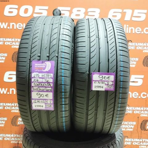 255 45 R19 104Y XL AO CONTINENTAL CONTI SPORT CONTACT 5 5.2/5.2MM DOT 0524/0524