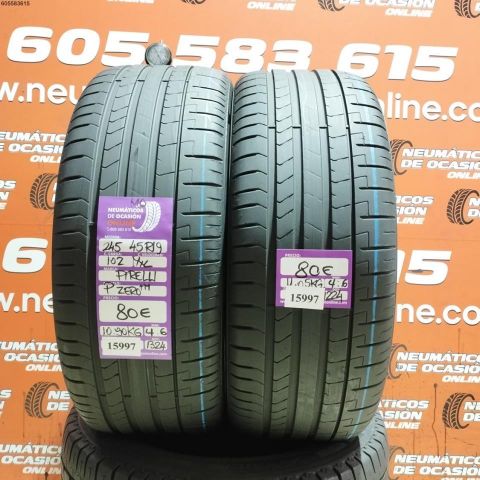 2X 245 45 R19 102Y XL MO PIRELLI P ZERO TM 4.6/4.6MM DOT 1324/1224