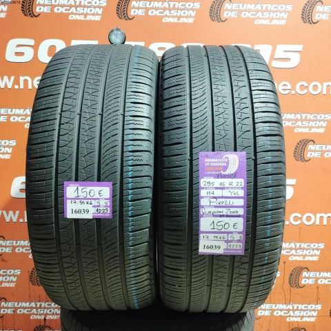 2X 285 45 R22 114Y XL M+S LR PIRELLI SCORPION ZERO ALL SEASON 5.3/5.5MM DOT 4223/4223
