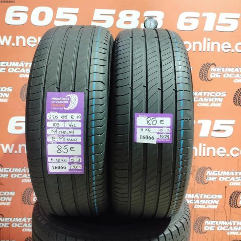 2X 225 55 R19 103V XL MICHELIN E PRIMACY 5.3/5.7MM DOT 2825/1624