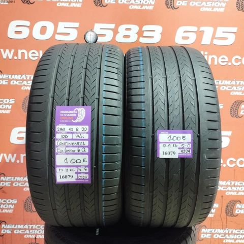 2x 285 40 R20 108W XL CONTINENTAL ECO CONTACT 6Q 5.6/5.0MM DOT 0525/4324