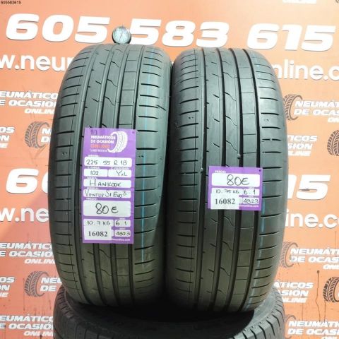 2X 225 55 R18 102Y XL MO HANKOOK VENTUS S1 EVO 3 6.1/6.1MM DOT 4823/4823