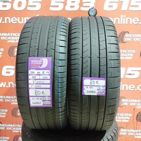 2X 245 45 R19 102Y XL MO PIRELLI P ZERO 4.4/4.7MM DOT 2224/2224