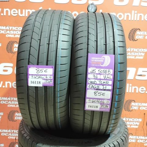 2X 215 50 R18 96W XL GOODYEAR EAGLE F1 ASYMETRIC 5 6.4/6.0MM DOT 3524/1524