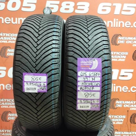 2X 215 65 R17 99H M+S* MICHELIN ALPIN 7 6.0/6.6MM DOT 4424/4424