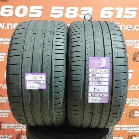 2x 285 30 ZR22 101Y PIRELLI PZERO AO 6.2/5.6MM  DOT 3823/3220