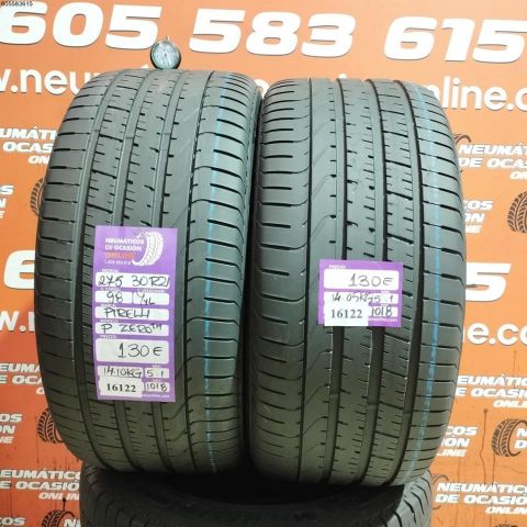 2X 275 30 R21 98Y XL PIRELLI P ZERO TM 5.1/5.1MM DOT 1018/1018