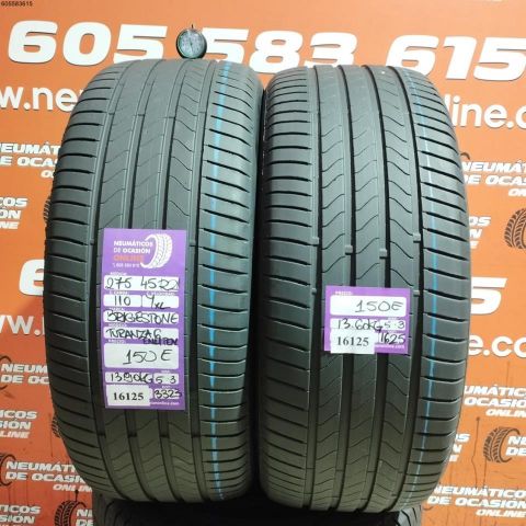 2x 275 45 R21 110Y XL BRIDGESTONE TURANZA 6 5.3/5.3MM DOT 1625/3323