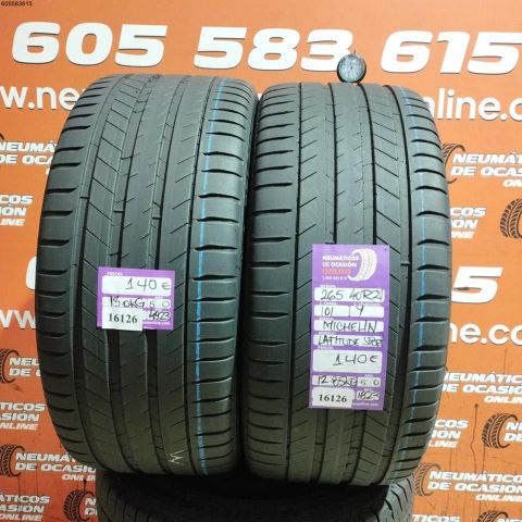 2X 265 40 R21 101Y MICHELIN LATITUDE SPORT 5 5.0/5.0MM DOT 4923/1823