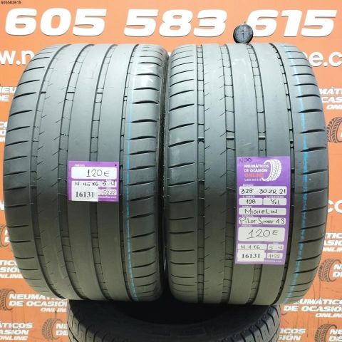2x 325 30 ZR21 108Y XL MICHELIN PILOT SPORT 4S NDO 5.4/5.4MM DOT 5222/4122
