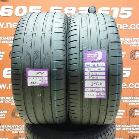 2X 265 35 R22 102V XL  PIRELLI P ZERO VOL  PNCS 4.6/4.6MM DOT 0522/4219