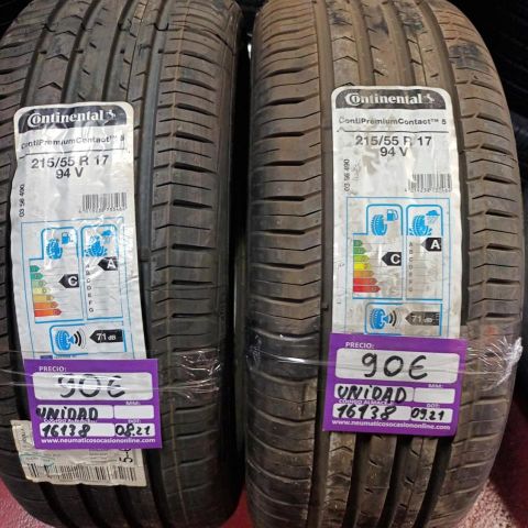2X 215 55 R17 94V CONTINENTAL CONTI PREMIUM CONTACT TM 5 (SIN USO) DOT 0821/0921
