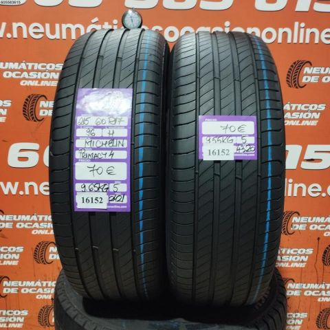 2X 215 60 R17 96H MICHELIN PRIMACY 4 5.0/5.0MM DOT 2421/4320