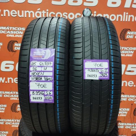 2X 215 60 R17 96H NEXEN NSFERA PRIMUS 5.2/6.2MM DOT 1224/3423