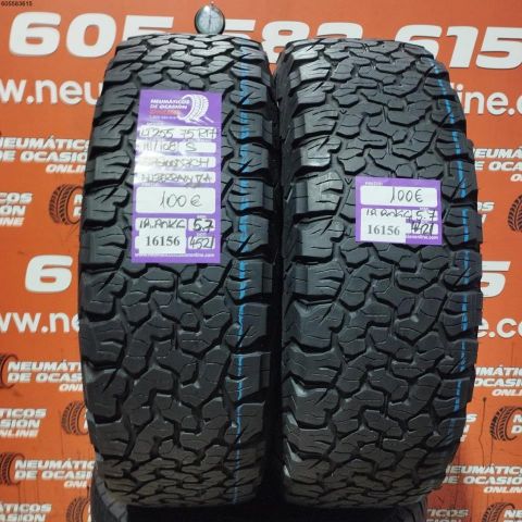2X 255 75 R17 111/108S BF GOODRICHI 5.7/5.7MM DOT 4521/4421