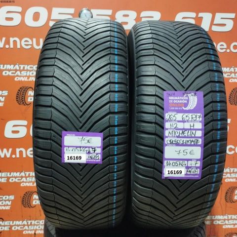 2X 265 65 R17 112H SUV M+S* MICHELIN CROSS CLIMATE 4.7/4.7MM DOT 4618/4618