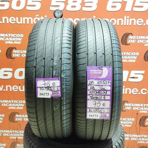 2x 215 65 R17 103V XL MICHELIN PRIMACY 4 S2 5.6/5.2MM 