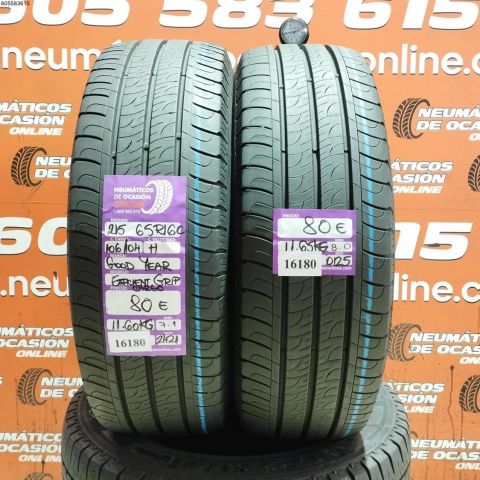 2x 215 65 R16C 106 104H GOODYEAR EFFICIENTGRIP CARGO 8.0/7.1MM  DOT 2421/0125