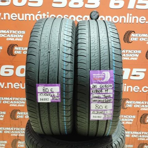 2x 215 60 R17C 109 107H GOODYEAR EFFICIENTGRIP CARGO 7.4/6.8MM DOT 3323/4522
