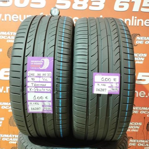 2X 245 35 ZR 20 95Y XL TRACMAX X PRIVILO TX 3 6.3/6.3MM DOT 4624/4624