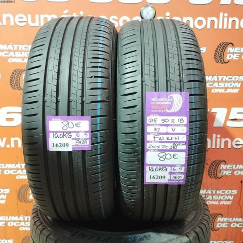 2X 215 50 R18 92V FALKEN ZIEX ZE 310 ECORUN 6.5/6.5MM DOT 3924/4624