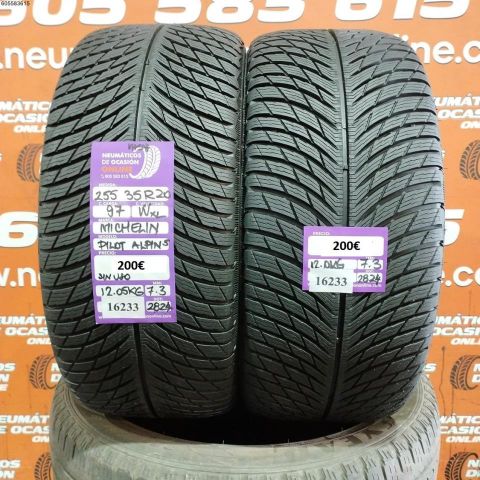 2x 255 35 R20 97W XL MICHELIN PILOT ALPIN 5 DOT: 2424 (SIN USO) Ref.16233