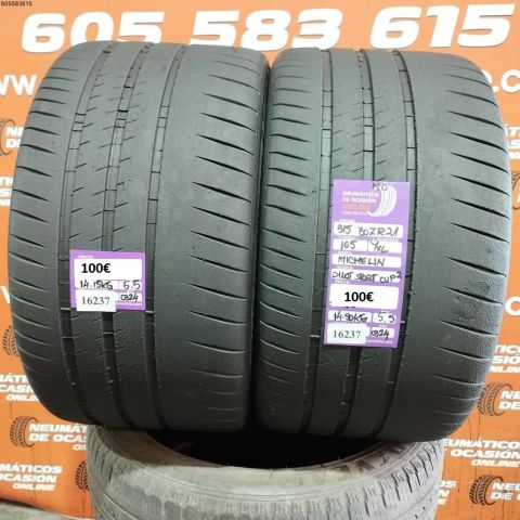 2x 315 30 ZR21 105Y XL MICHELIN PILOT SP CUP 2  5.5/5.5mm  DOT: 24/ 24 