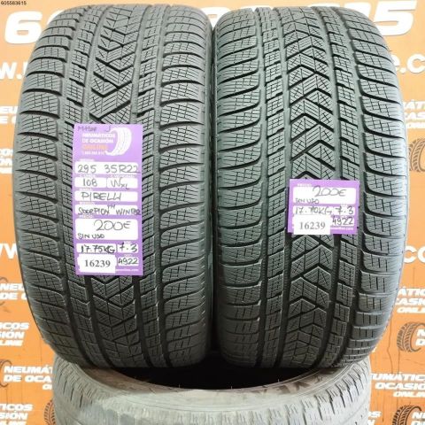 2x 295 35 R22 108W XL PIRELLI SCOPION WINTER DOT: 2222 (SIN USO) Ref.16239