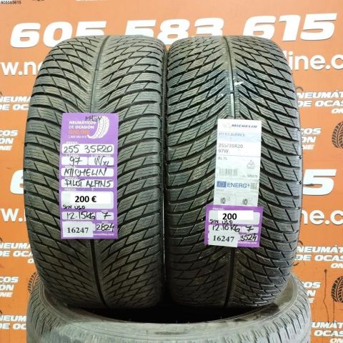 2x 255 35 R20 97W XL M+S* MICHELIN PILOT ALPIN 5 (SIN USO) DOT 24/24