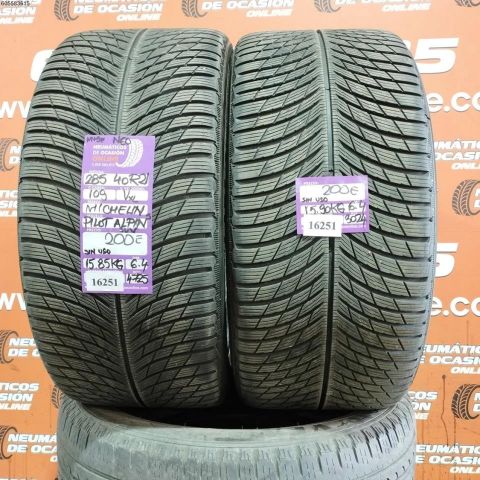 2x 285 40 R21 109V XL M+S* MICHELIN PILOT ALPIN 5 DOT: 24/ 25 (SIN USO)