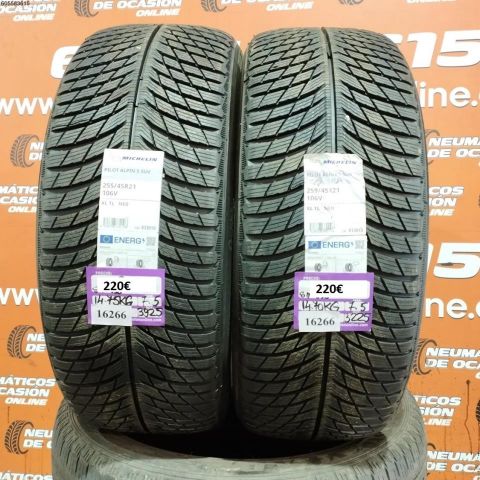 2x 255 45 R21 106V XL MICHELIN PILOT ALPIN 5 SUV  (SIN USO) DOT 3925/3225