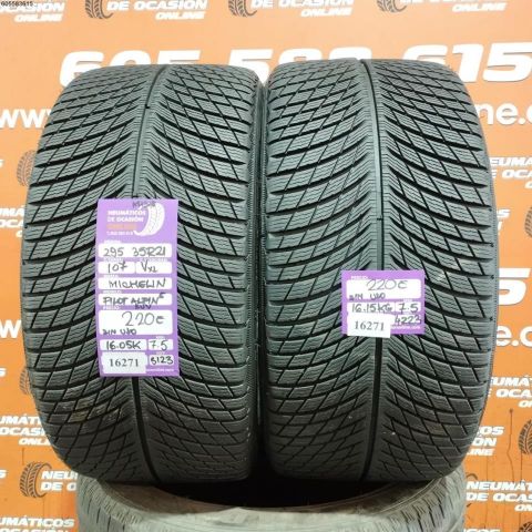 2x 295 35 R21 107V XL M+S* MICHELIN PILOT ALPIN 5 SUV DOT 23/23  (SIN USO) Ref.16271